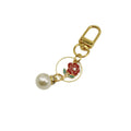 Zinc Alloy Rose Drop Oil Keychain Bag Charm Gift view 5