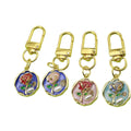 Zinc Alloy Monet Garden Flower Keychain Artistic Bag Charm view 5