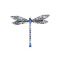 Alloy Rhinestone Dragonfly Brooch Pin For Women's Suits And Coats view 1