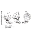 Antique Silver Zinc Alloy Soccer Cleat Charm Pendant for DIY Necklace Bracelet Jewelry Making view 1