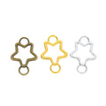 Zinc Alloy Hollow Star Jewelry Findings Accessories for DIY Jewelry Making view 5