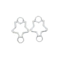 Zinc Alloy Hollow Star Jewelry Findings Accessories for DIY Jewelry Making view 4