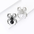 Metal Alloy Rhinestone Pearl Spider Brooch For Fashion Clothing Decoration view 2