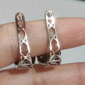 Minimalist Metal Ear Cuff For Women, Niche Micro Paved Zircon Fashion Ear Jewelry Earrings view 3