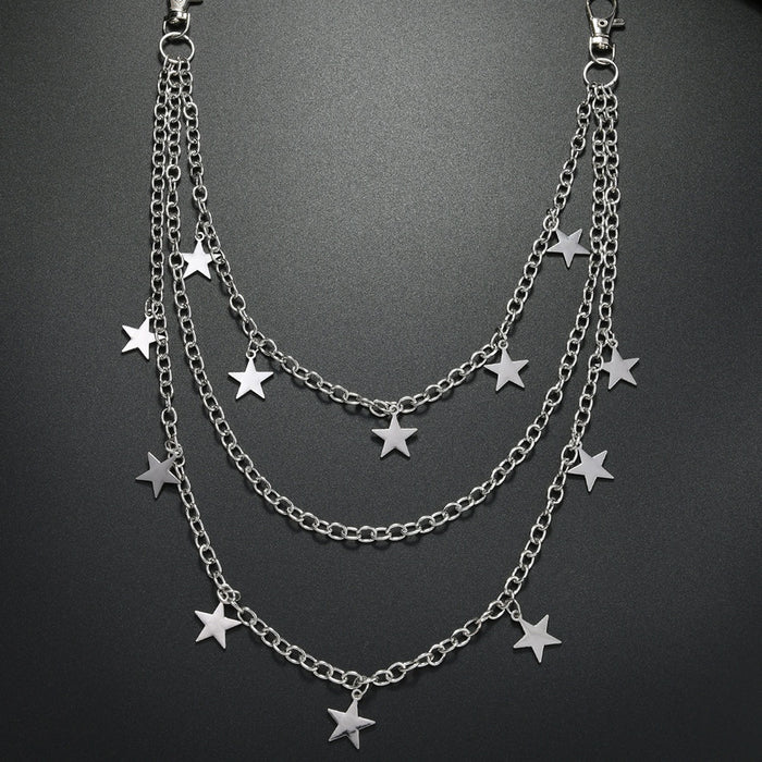 Silver Zinc Alloy Star Charm Pendant No.283623 for DIY Necklace Bracelet Jewelry Making