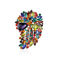 Alloy Rhinestone Crystal Brooch Pin For Elegant Women's Clothing view 1