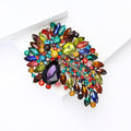 Alloy Rhinestone Crystal Brooch Pin For Elegant Women's Clothing view 4