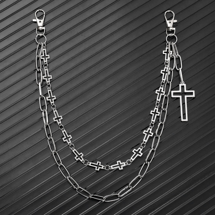Silver Zinc Alloy Cross Charm Pendant for DIY Necklace Bracelet Jewelry Making
