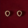 Elegant French Vintage Water Drop Stud Earrings For Women, Delicate Daily Fashion Jewelry view 3