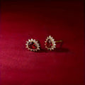 Elegant French Vintage Water Drop Stud Earrings For Women, Delicate Daily Fashion Jewelry view 2