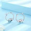 Cute Koala Enamel Earrings For Women, Delicate Daily Wear Fashion Animal Jewelry view 2