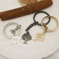 Zinc Alloy Tree Of Life Keychain For Bag Charm Gift view 4