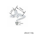 Elegant Adjustable Open Butterfly Ring With Sweet Heart Charm For Daily Commuter Jewelry view 4