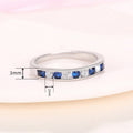 Simple Round Zircon Ring For Women, Elegant Light Luxury Daily Office Fashion Jewelry view 4