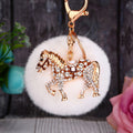Carriage and Horse Plush Pom Pom Keychains in Twenty-One Options view 10