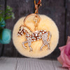 Beige Crystal-Horse