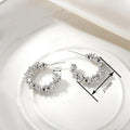 Glossy Irregular Geometric Earrings For Women, Niche Statement Evening Dress Accessories view 4