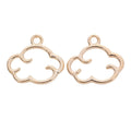 Zinc Alloy Cloud Stars Charm Pendant for DIY Necklace Bracelet Jewelry Making view 3