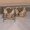 Korean Forest Style Hollow Rose Flower Ear Cuffs For Women Pastoral Floral Fashion Jewelry Earrings view 4
