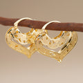Korean Style Hollow Floral Ear Cuff Earrings For Women, Ethnic Middle East Fashion Jewelry view 5