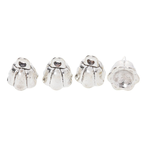 Antique Silver Zinc Alloy Flower Charm Pendant No.405766 for DIY Necklace Bracelet Jewelry Making