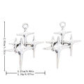 Antique Silver Zinc Alloy Four Point Star Charm Pendant for DIY Necklace Bracelet Jewelry Making view 1
