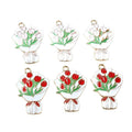 27x18mm Zinc Alloy Charm Pendant for DIY Necklace Bracelet Jewelry Making view 5