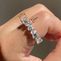 Dreamy Geometric Heart Ring With Zircon For Women, Korean Japanese Elegant Designer Fashion Jewelry view 4