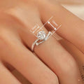 Light Luxury Engagement Ring For Women, Elegant Fine Finger Ring For Fashion Wedding Styling view 4