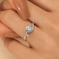Light Luxury Engagement Ring For Women, Elegant Fine Finger Ring For Fashion Wedding Styling view 3