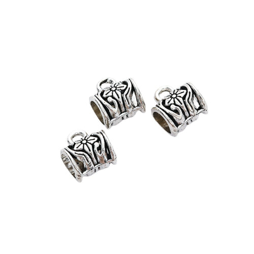 Vintage Alloy Three-Way Large Hole Beads For DIY Bracelet Jewelry Accessories