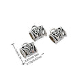 Vintage Alloy Three-Way Large Hole Beads For DIY Bracelet Jewelry Accessories view 1