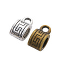 DIY Vintage Alloy Jewelry Findings Large Hole Bracelet Beads Three Way Connector Beads view 4