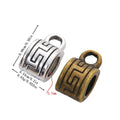 DIY Vintage Alloy Jewelry Findings Large Hole Bracelet Beads Three Way Connector Beads view 1