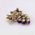 Green Purple Grape Metal Brooch Pin for Jackets and Lapels view 5