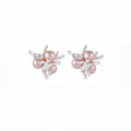 Elegant Vintage Silver Alloy Firework Cluster Pearl Stud Earrings For Women Luxury Fashion Earrings view 5