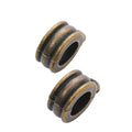 DIY Vintage Alloy Jewelry Accessory Large Hole Three-Way Beads For Bracelets view 2