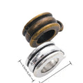 DIY Vintage Alloy Jewelry Accessory Large Hole Three-Way Beads For Bracelets view 1