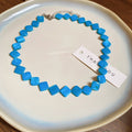 Diamond-Shaped Shell Beaded Necklace Beach Vacation Style Fresh Sweet Collarbone Jewelry view 2