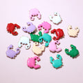 10x10mm Gold Zinc Alloy Charm Pendant No.724605 for DIY Necklace Bracelet Jewelry Making view 3