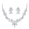 Silver Floral Leaf