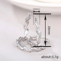Luxury Style Micro Paved Zircon Geometric Earrings For Women, Shiny Fashion Accessories view 4