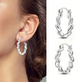 Luxury Style Micro Paved Zircon Geometric Earrings For Women, Shiny Fashion Accessories view 1