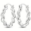 Luxury Style Micro Paved Zircon Geometric Earrings For Women, Shiny Fashion Accessories view 2
