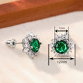 Women's Light Luxury Stud Earrings, Sparkling Banquet Jewelry With Elegant High End Style view 4