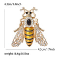 Alloy Rhinestone Bee Brooch Fashion Women Clothing Lapel Pin view 5