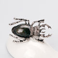 Black Silver Tone Flower Two Designs Metal Brooch Pin 4.7 x 2.8 cm view 4