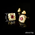 Vintage Delicate French Style Stud Earrings For Women, Elegant Niche Fashion Ear Jewelry view 4