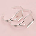 Square Bracelet Bezel Tray Setting For 20mm 25mm Glass Cabochon DIY Jewelry Making view 3