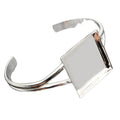 Square Bracelet Bezel Tray Setting For 20mm 25mm Glass Cabochon DIY Jewelry Making view 5